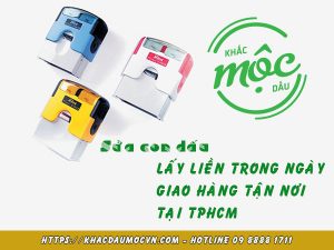 sửa con dấu lấy liền tại TPHCM